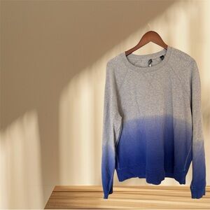 Saks 5 th Avenue Blue Ombree Sweater